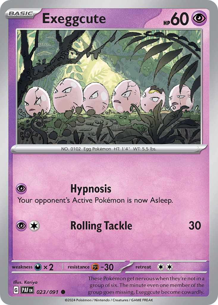 Exeggcute Pokémon card