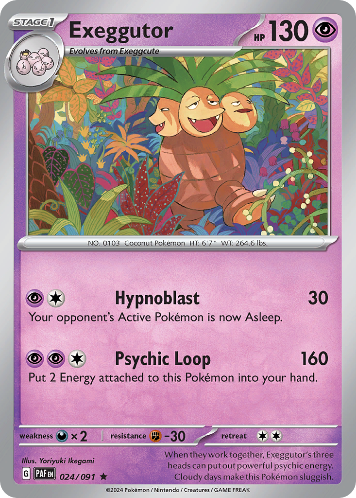 Exeggutor Pokémon card