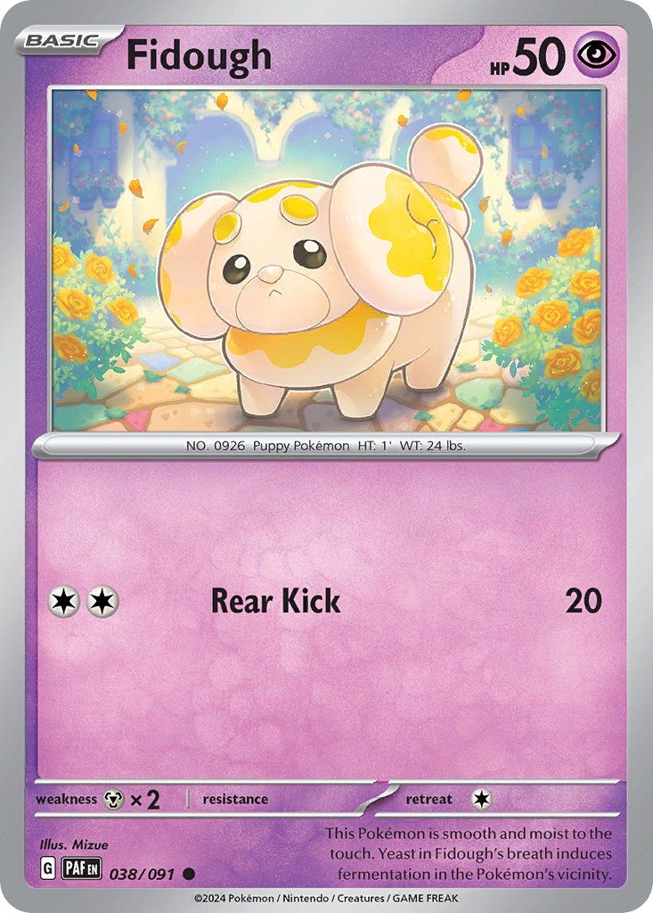 Fidough Pokémon card