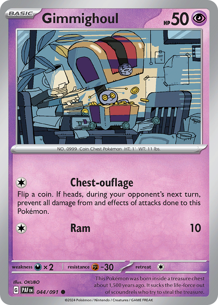 Gimmighoul Pokémon card
