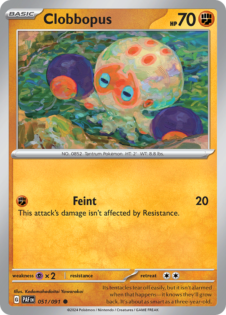 Clobbopus Pokémon card