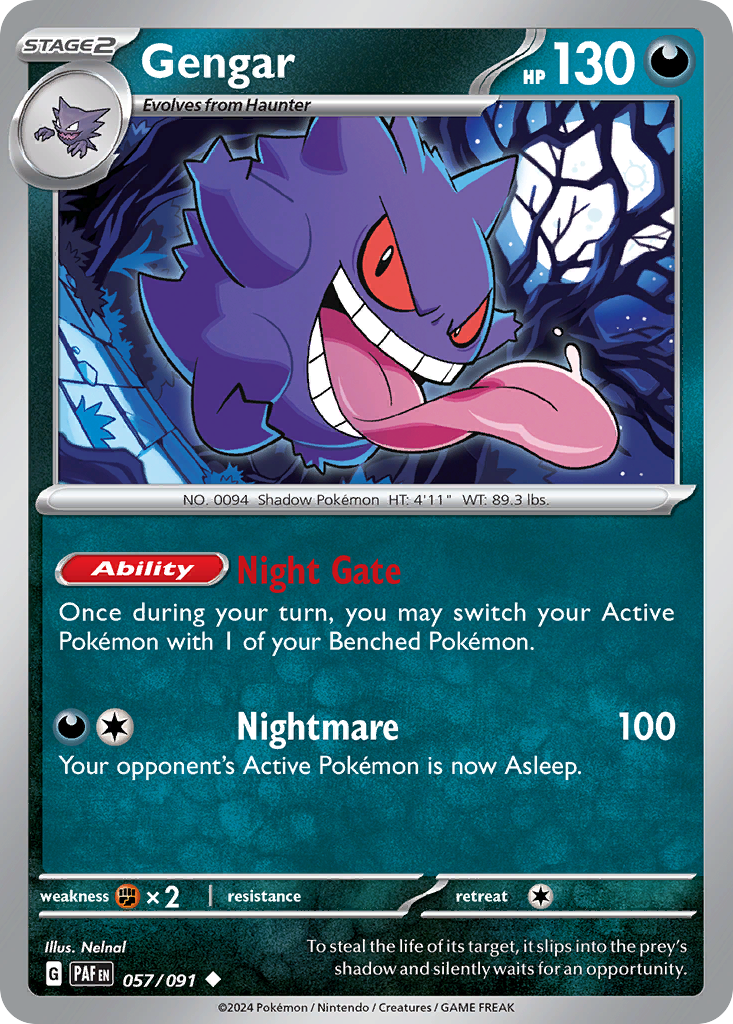 Gengar Pokémon card