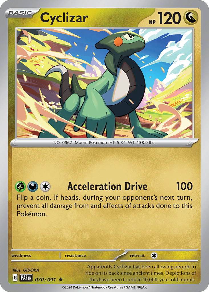 Cyclizar Pokémon card