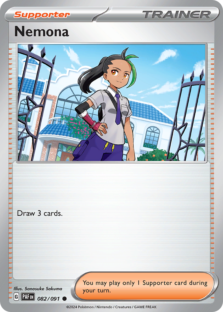 Nemona Pokémon card