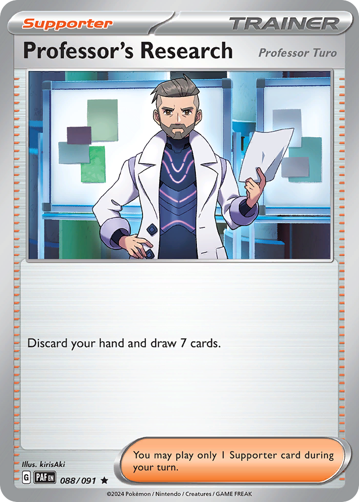 Professor's Research [Professor Turo] Pokémon card