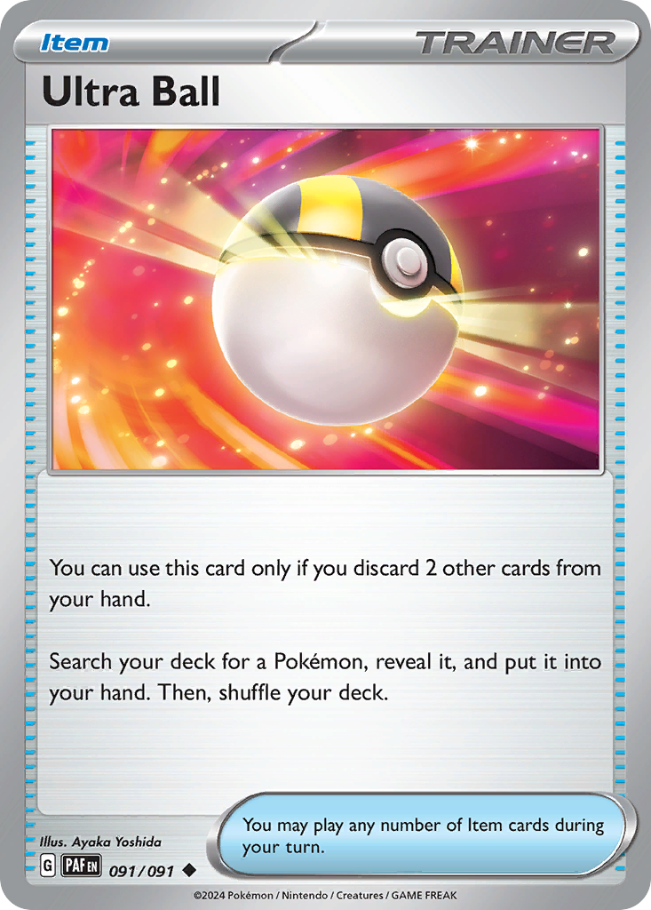 Ultra Ball Pokémon card