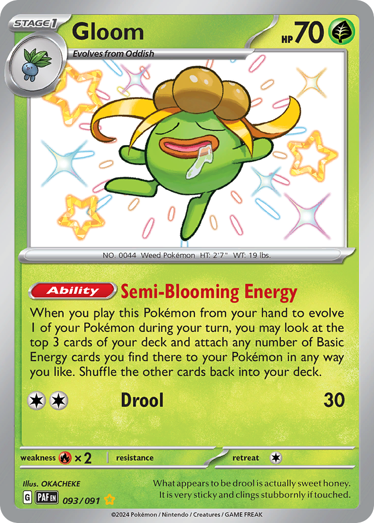 Gloom Pokémon card