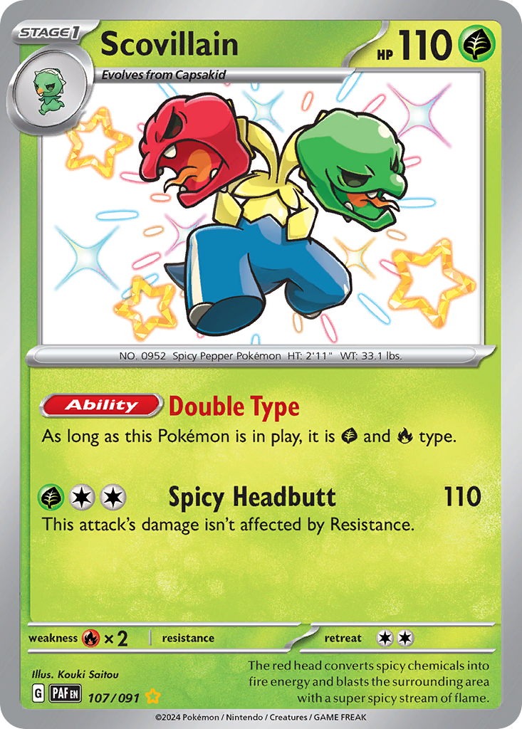 Scovillain Pokémon card