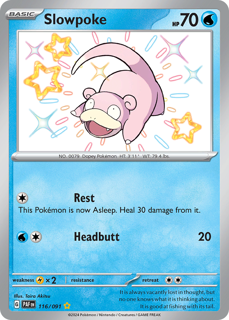 Slowpoke Pokémon card