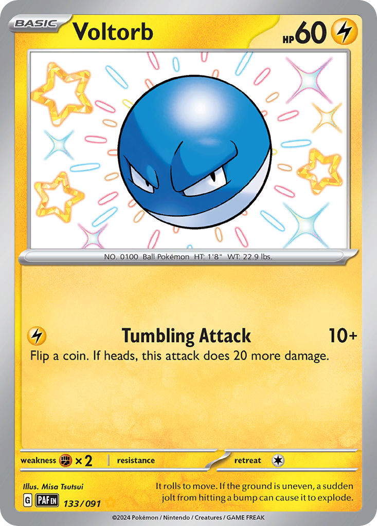 Voltorb Pokémon card