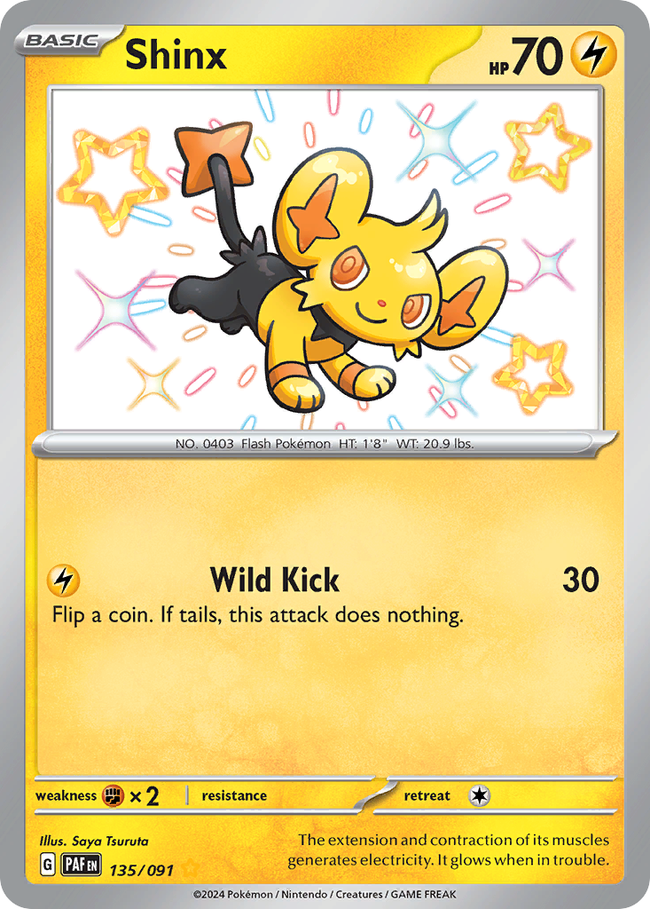 Shinx Pokémon card