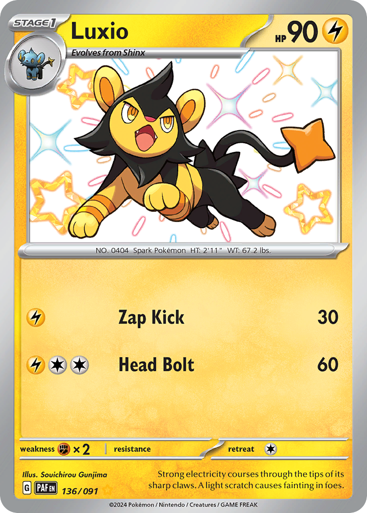 Luxio Pokémon card