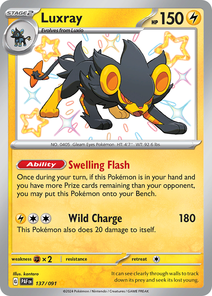 Luxray Pokémon card