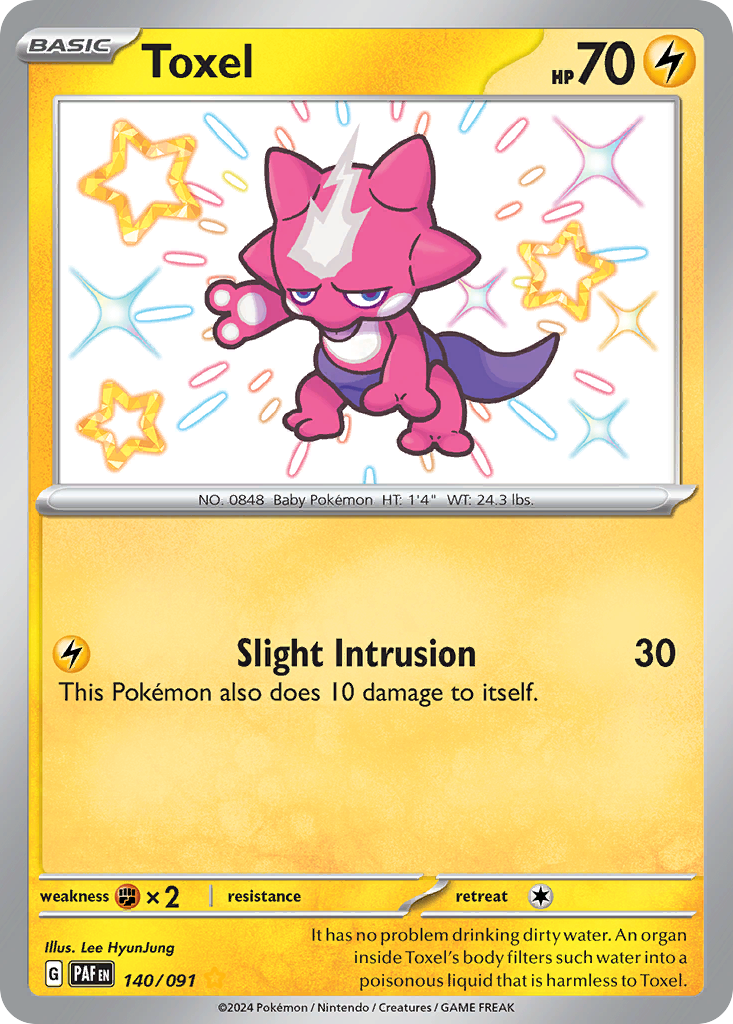 Toxel Pokémon card