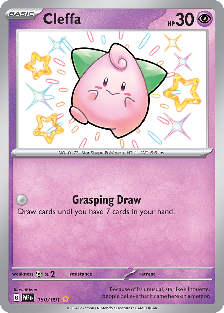 Cleffa Pokémon card