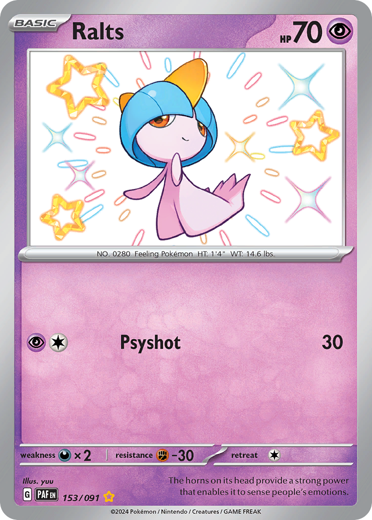 Ralts Pokémon card