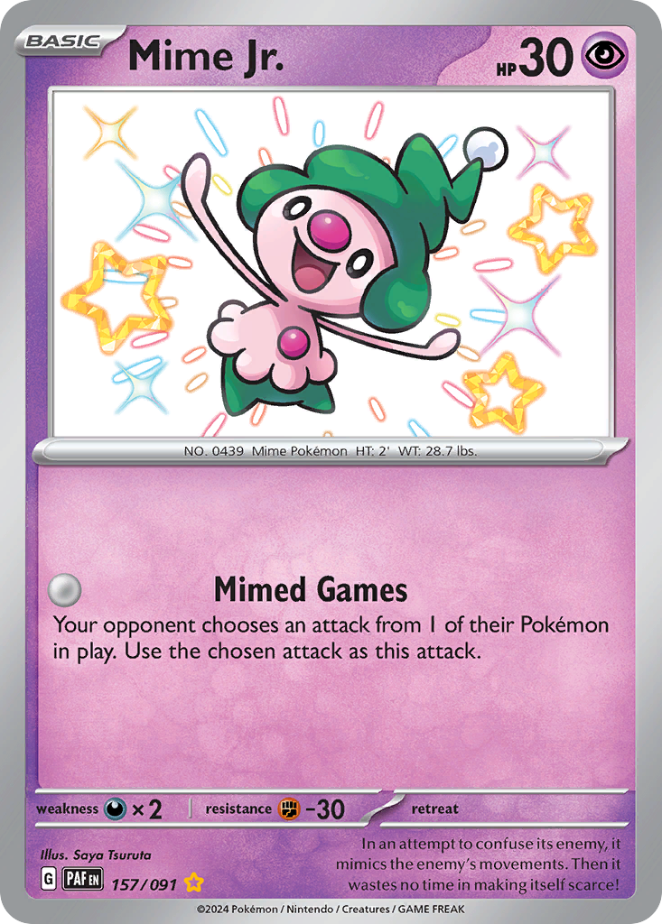Mime Jr. Pokémon card