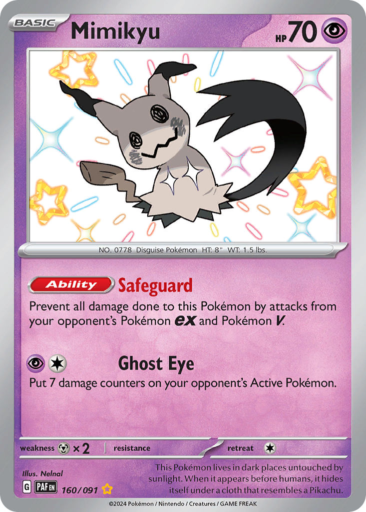 Mimikyu Pokémon card