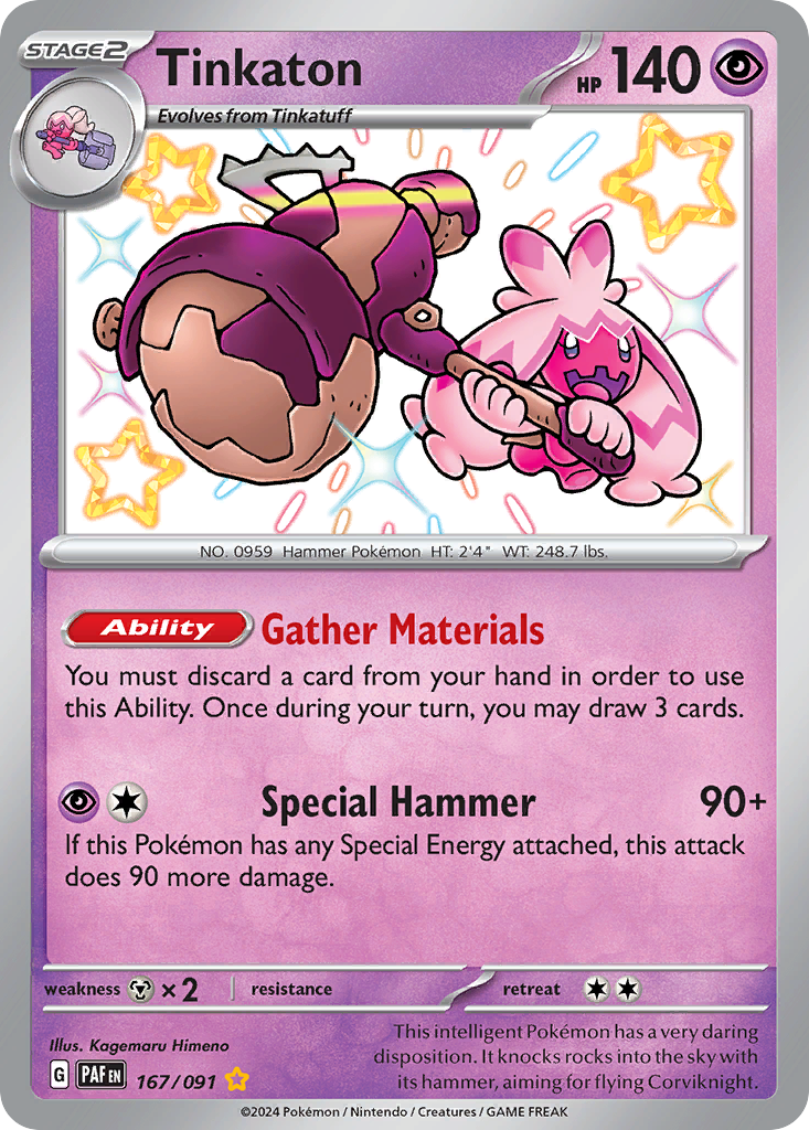 Tinkaton Pokémon card