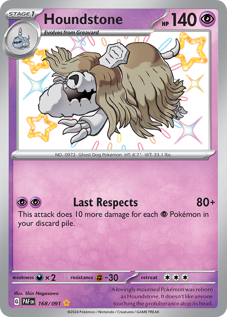 Houndstone Pokémon card