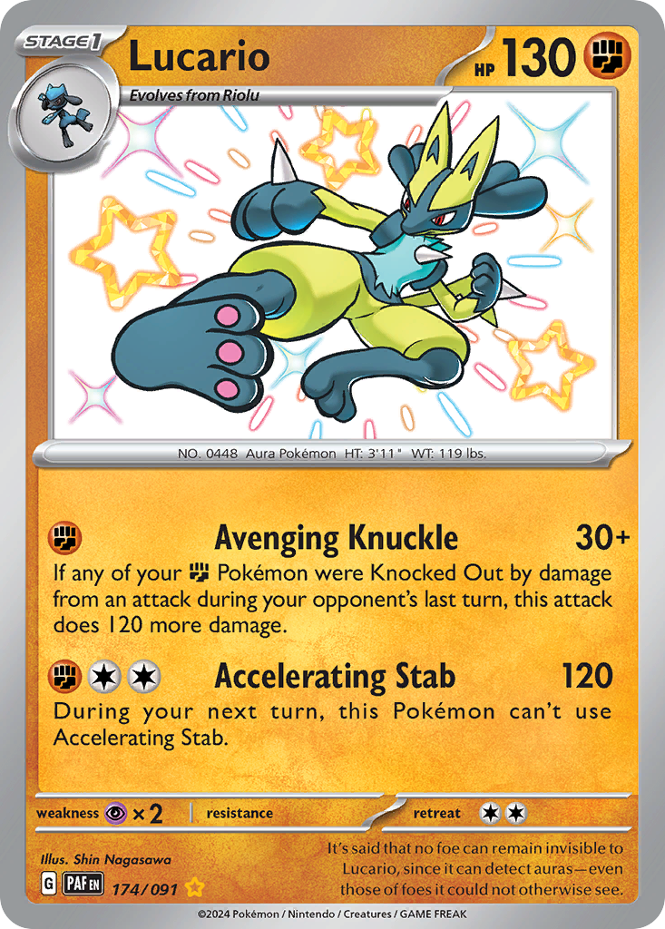 Lucario Pokémon card