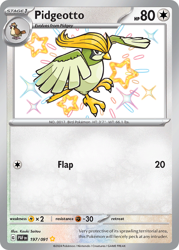 Pidgeotto Pokémon card
