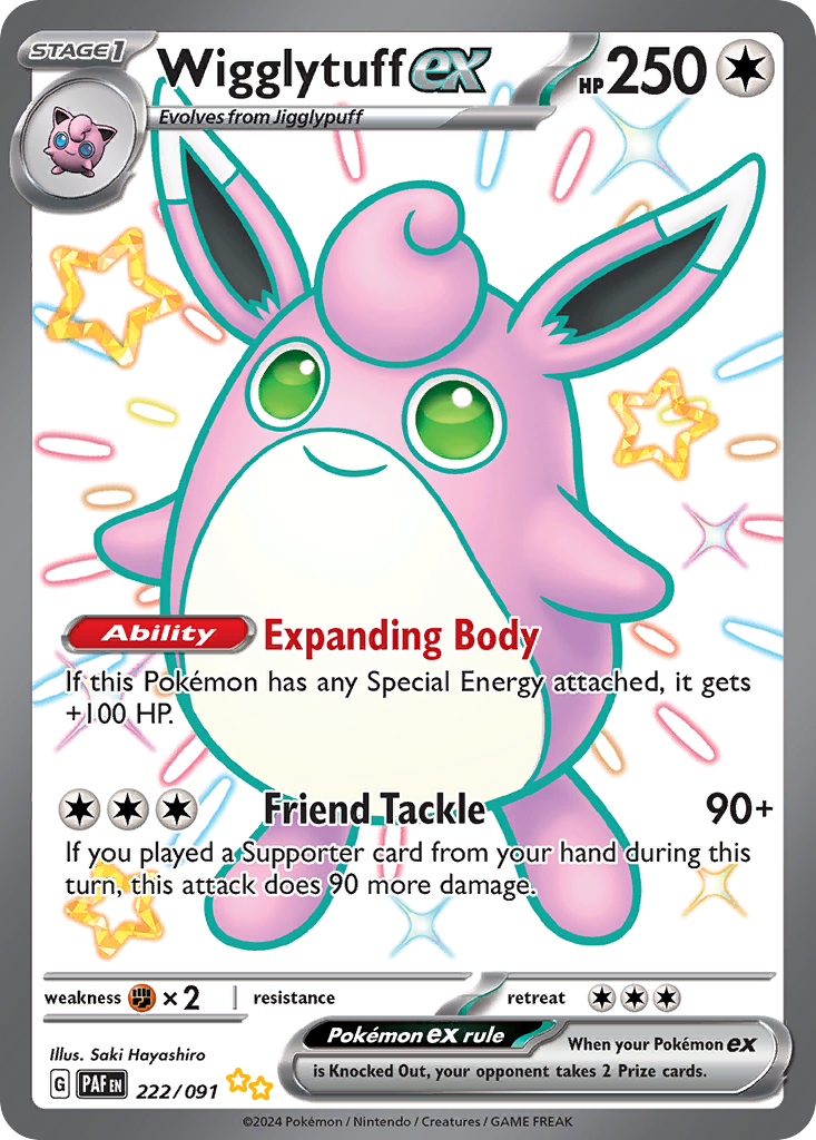 Wigglytuff ex Pokémon card