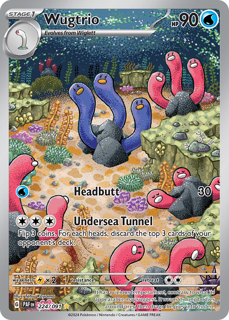 Wugtrio Pokémon card