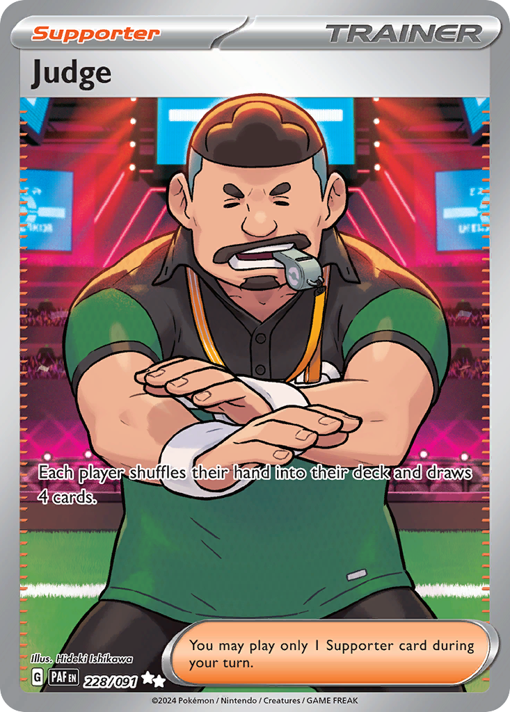 Judge Pokémon card