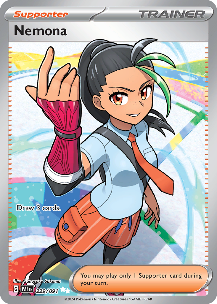 Nemona Pokémon card