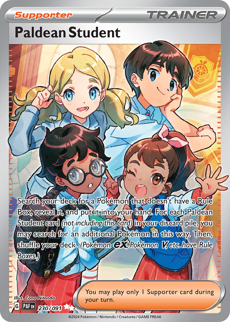 Paldean Student Pokémon card