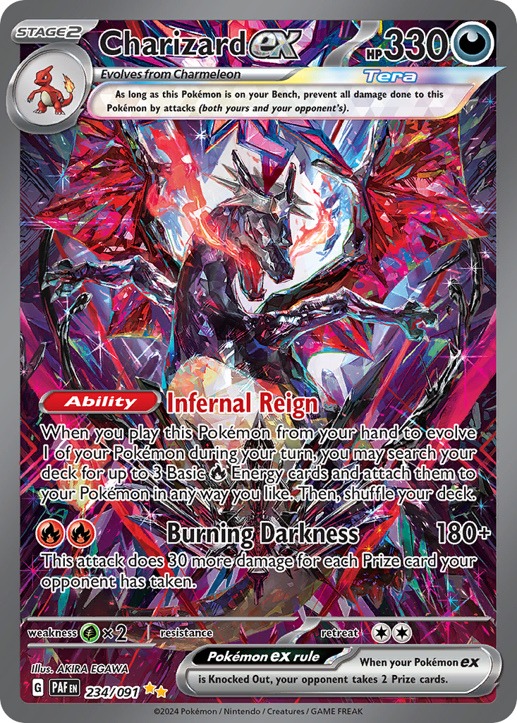 Charizard ex Pokémon card