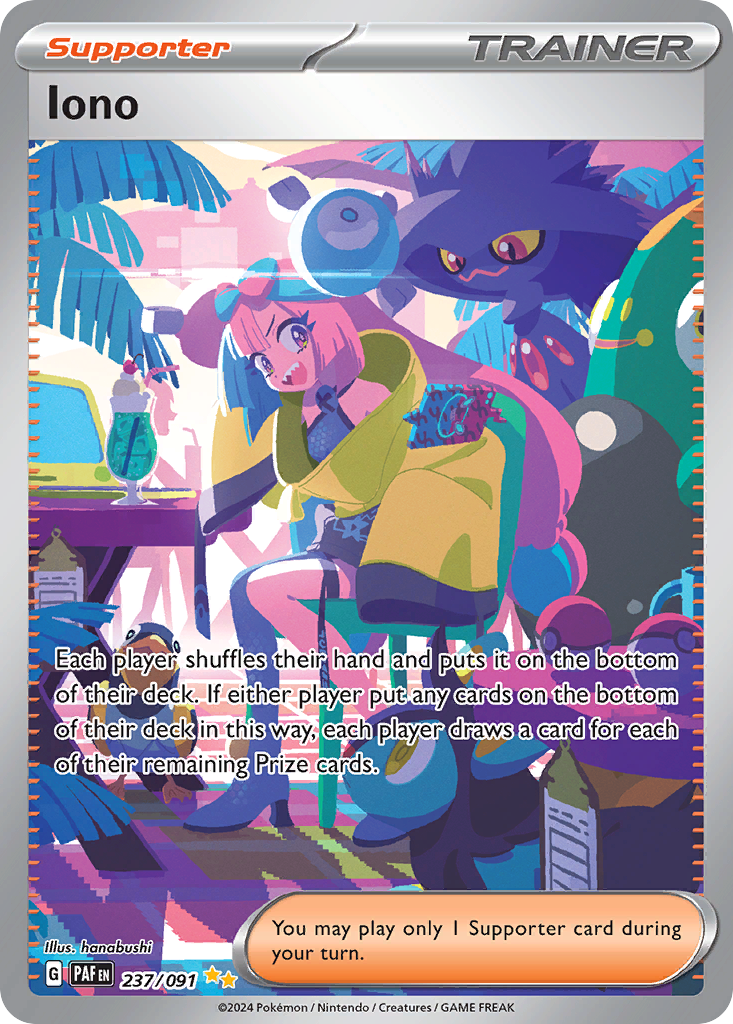 Iono Pokémon card