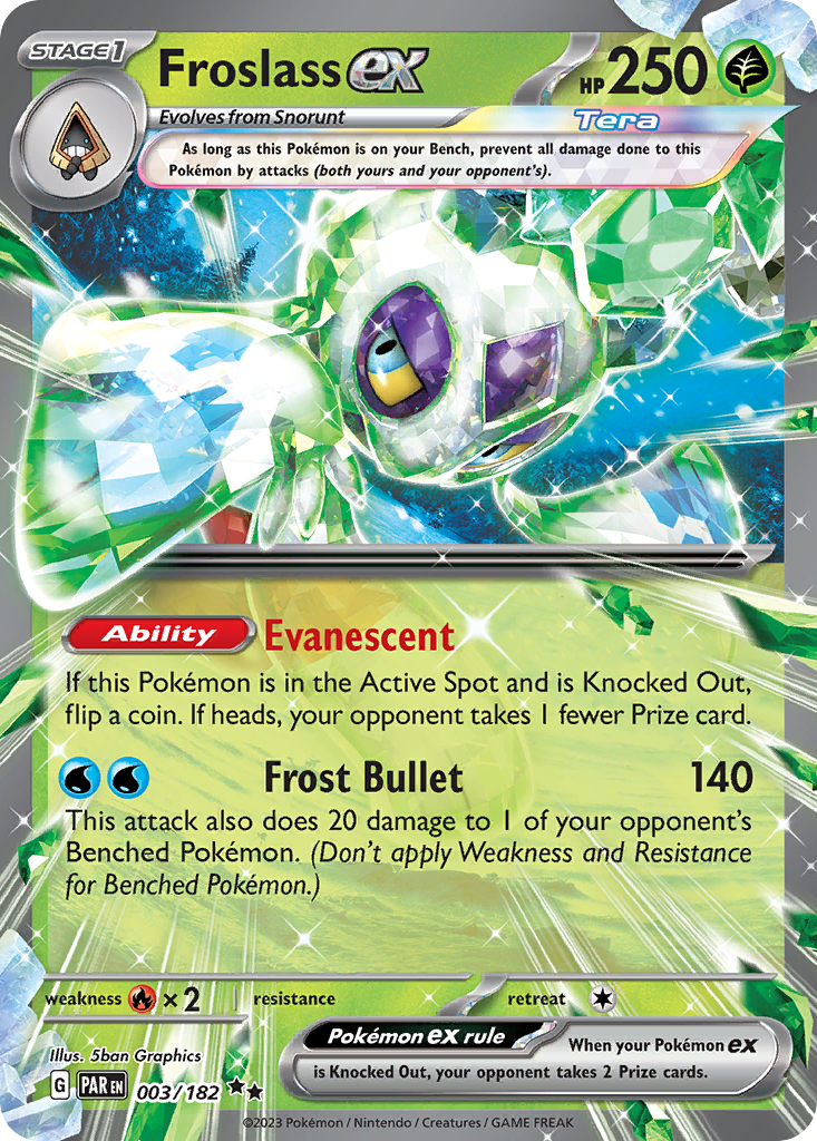 Froslass ex Pokémon card