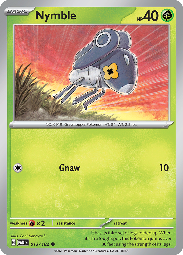 Nymble Pokémon card