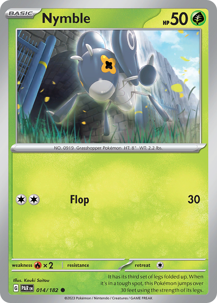 Nymble Pokémon card