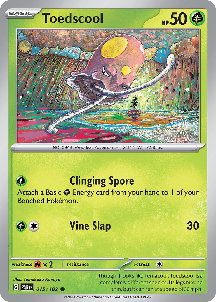 Toedscool Pokémon card