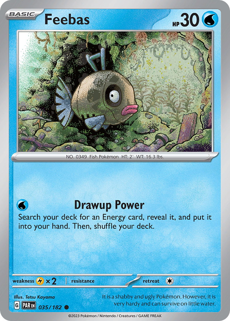 Feebas Pokémon card