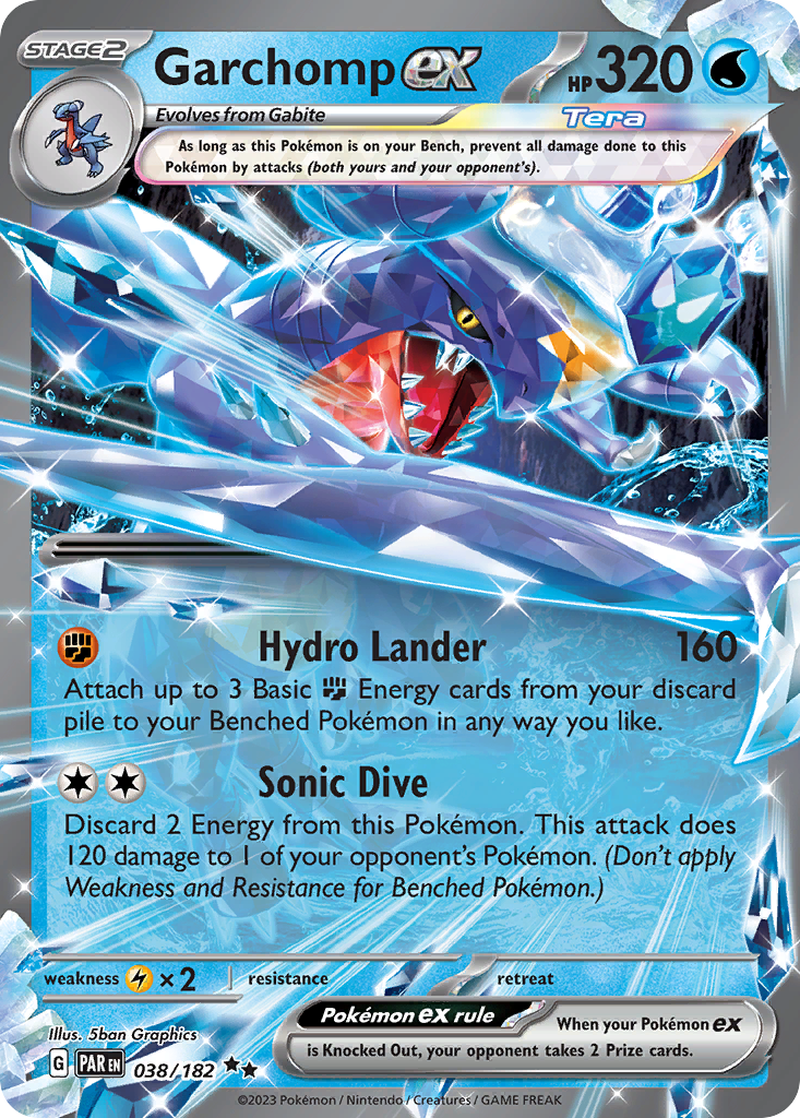 Garchomp ex Pokémon card