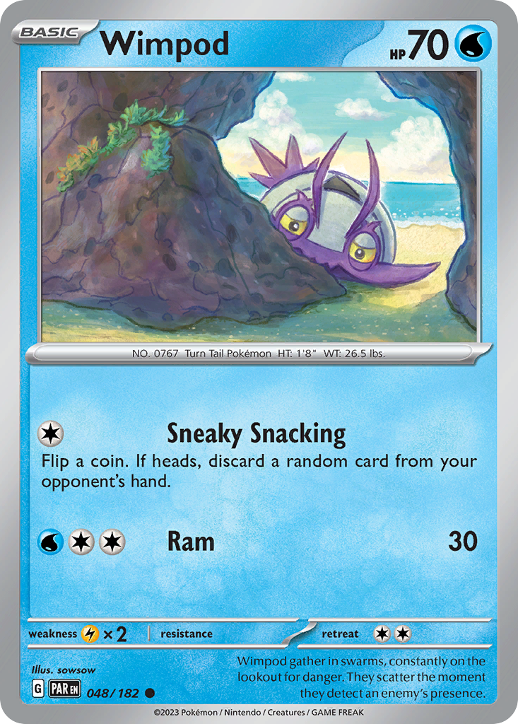 Wimpod Pokémon card