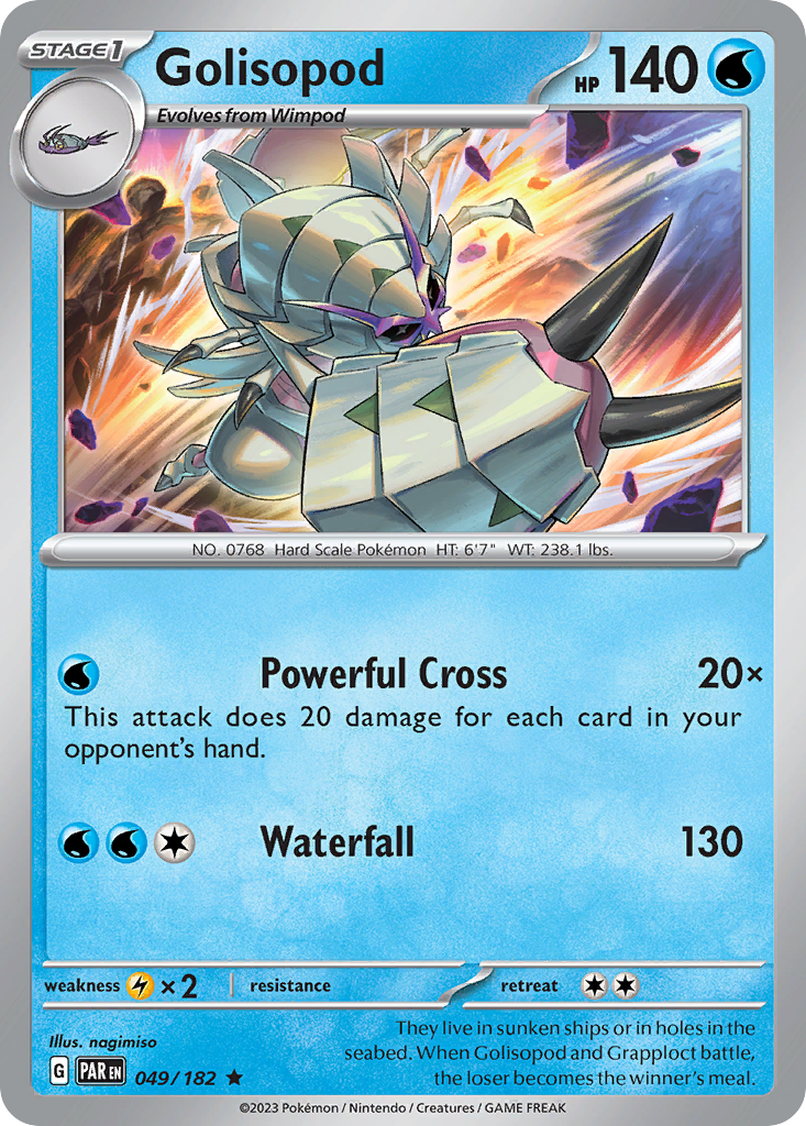Golisopod Pokémon card