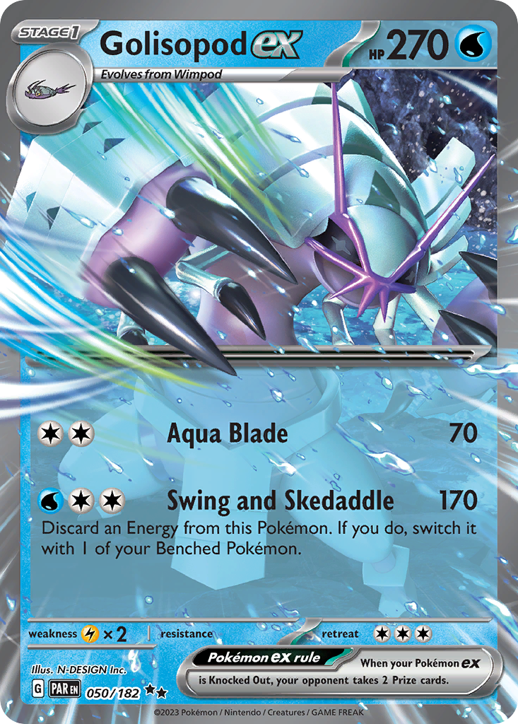 Golisopod ex Pokémon card