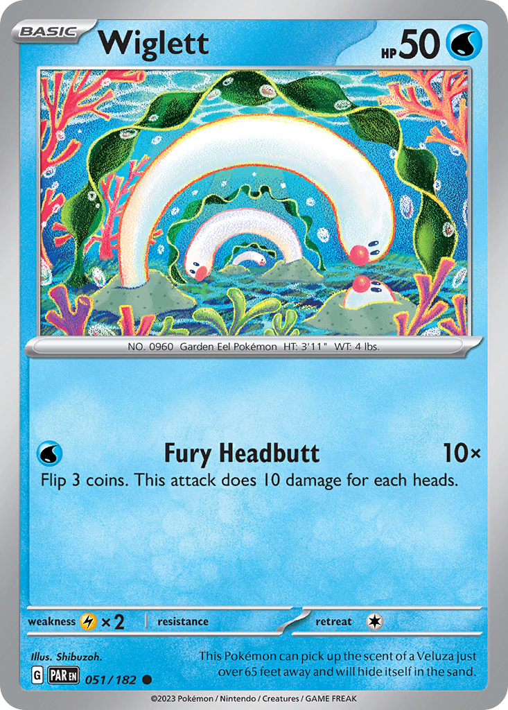 Wiglett Pokémon card