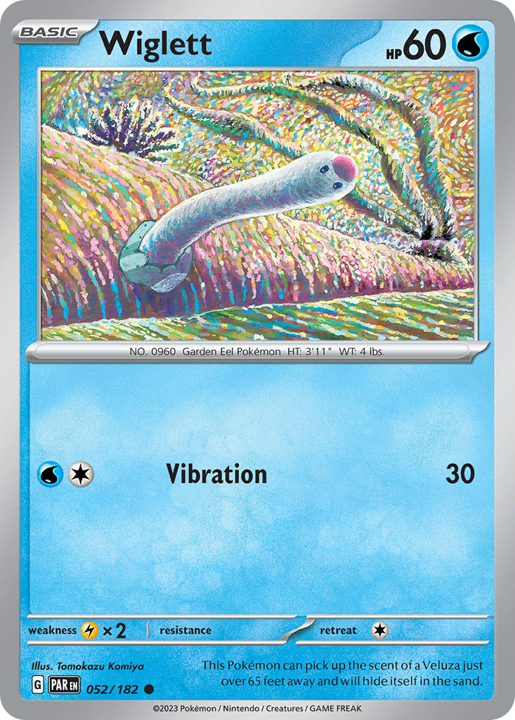 Wiglett Pokémon card