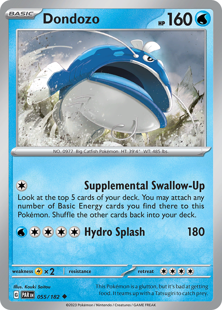 Dondozo Pokémon card