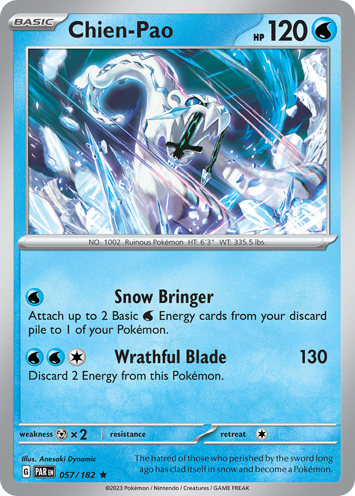 Chien-Pao Pokémon card