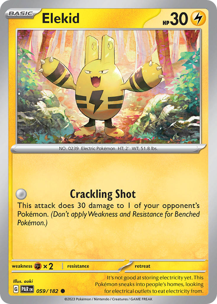 Elekid Pokémon card