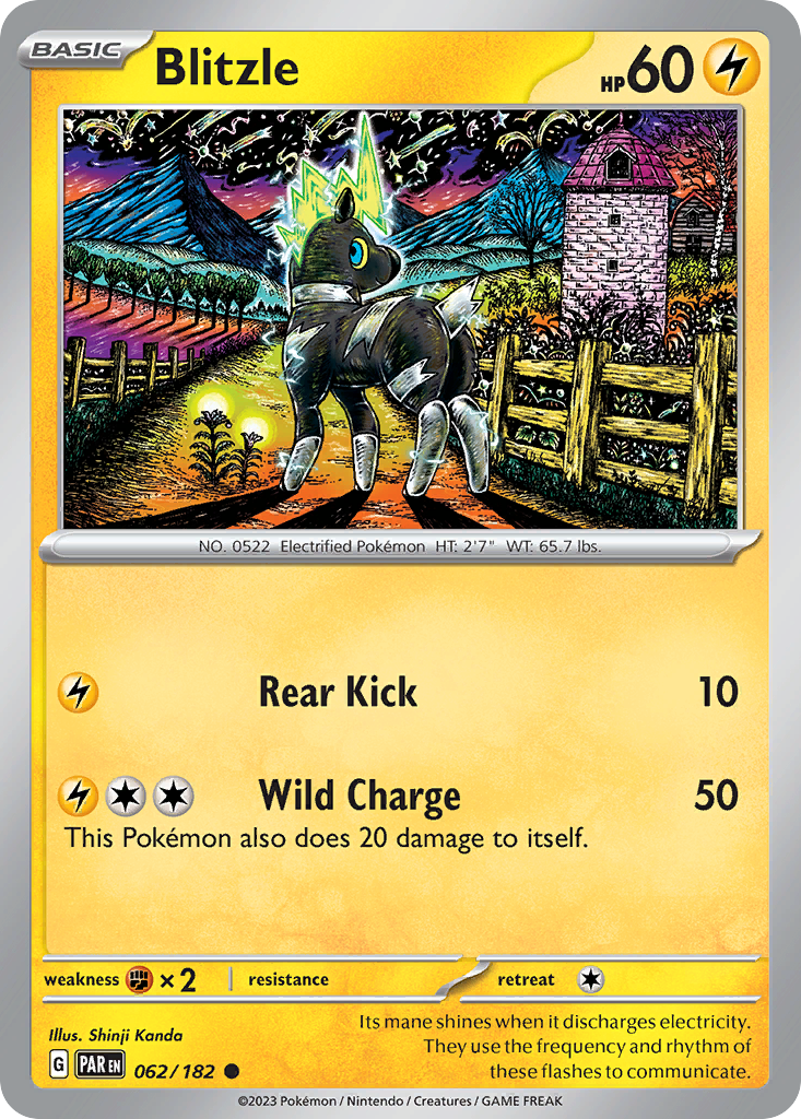 Blitzle Pokémon card