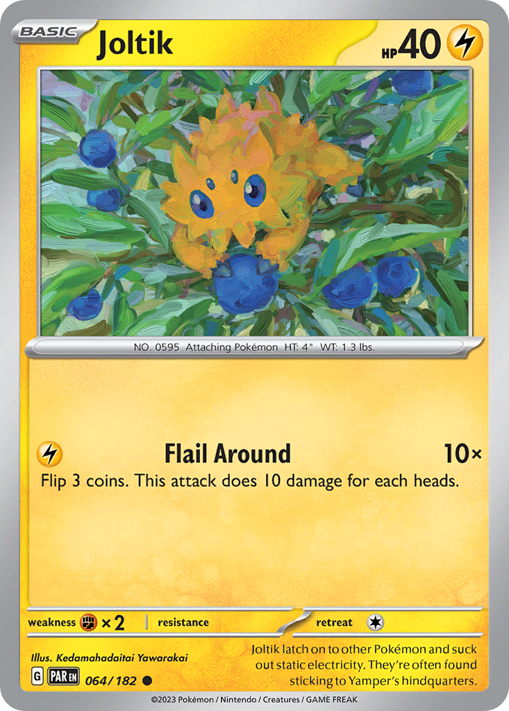 Joltik Pokémon card