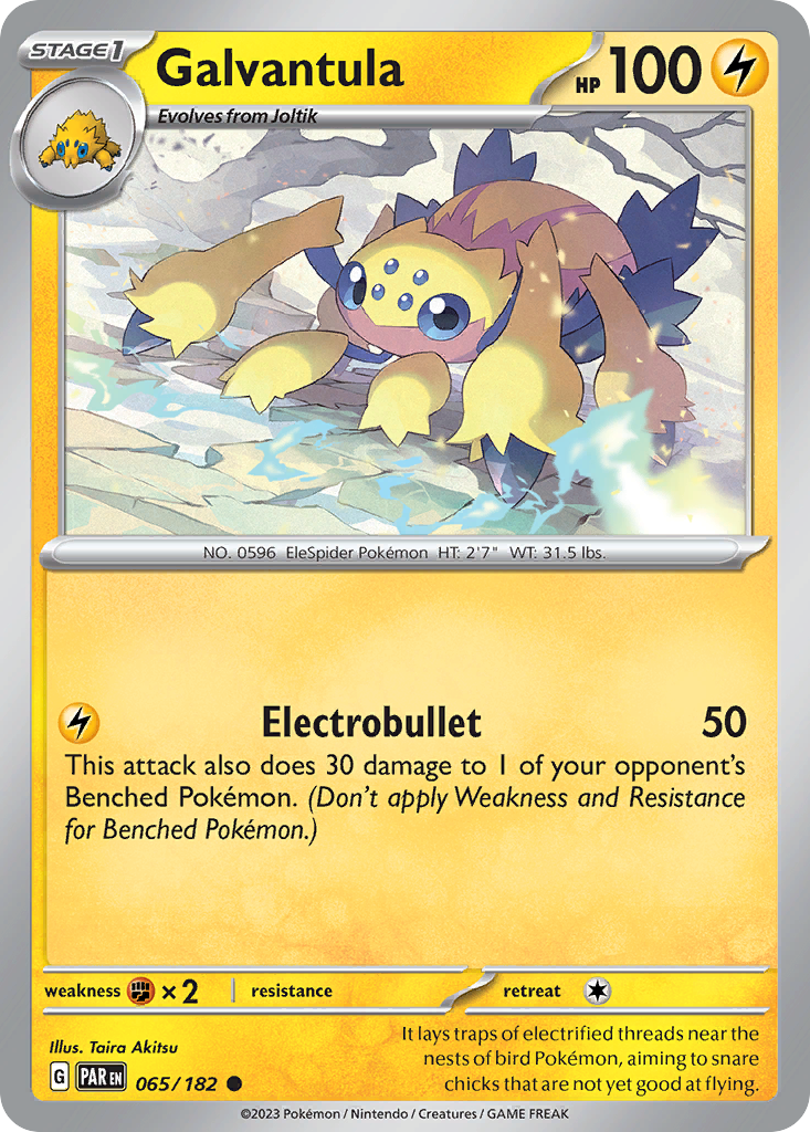 Galvantula Pokémon card